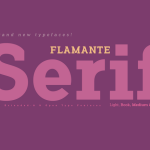 Flamante Serif Fonts - Fonte Grátis Flamante Serif Fonts