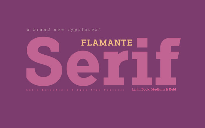 Flamante Serif Fonts