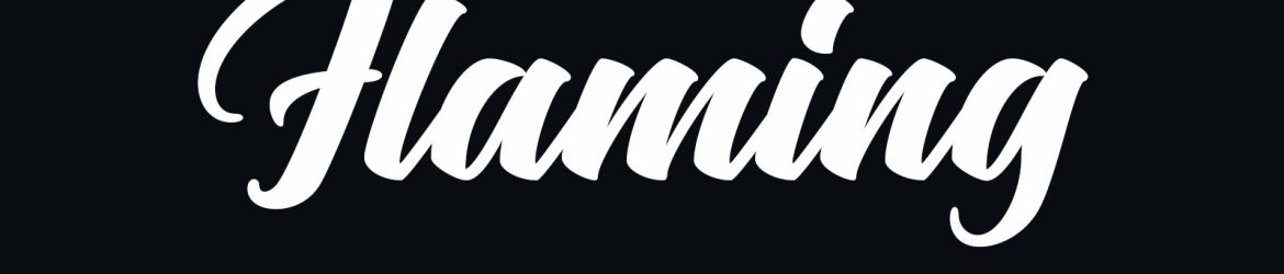 Flaming Script Font