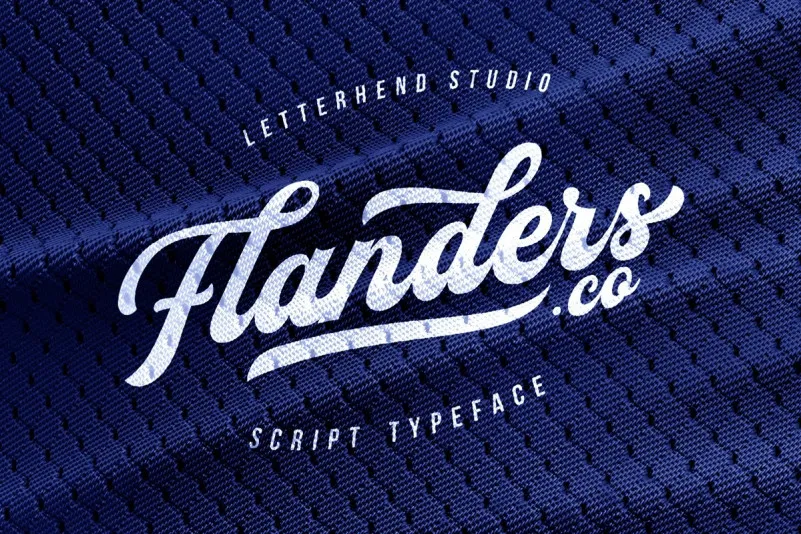 Flanders Bold Script Font