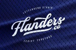Flanders Bold Script Font