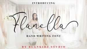 Flanella Script › Fontesk