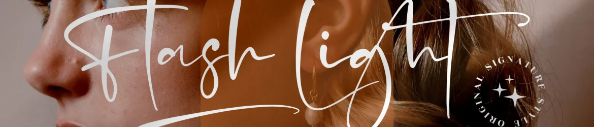 Flash Light Font