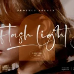 Flash Light Font