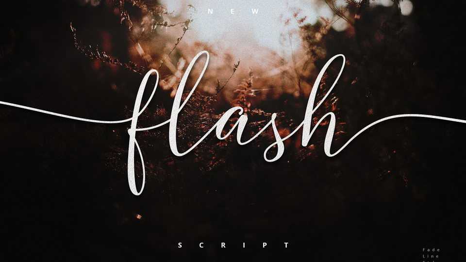Flash Script Font › Fontesk