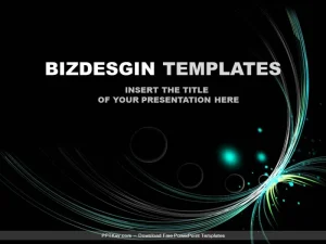 Flash Wave abstract PowerPoint Templates