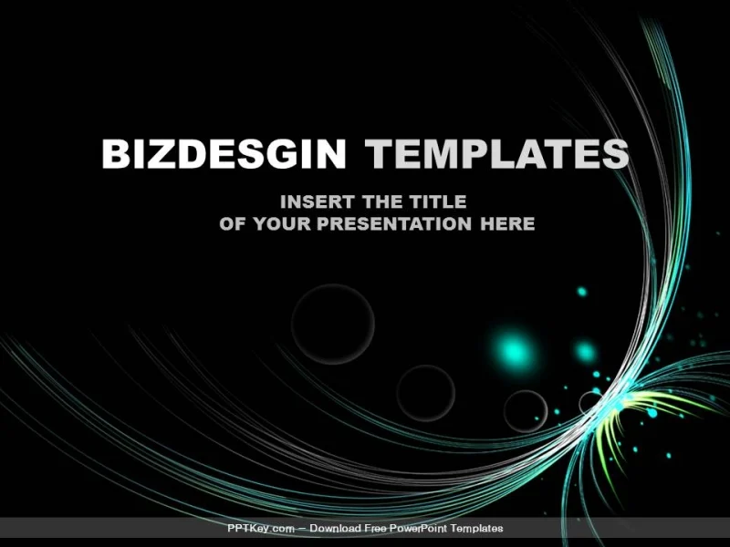 Flash Wave abstract PowerPoint Templates