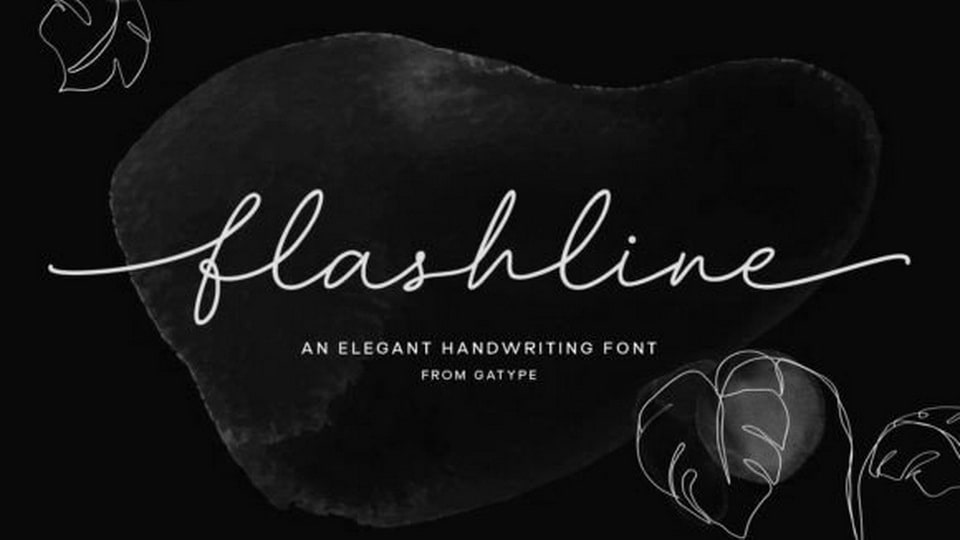 Flashline Handwriting Font › Fontesk