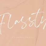 Flassty Handwritten Font