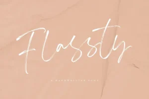 Flassty Handwritten Font