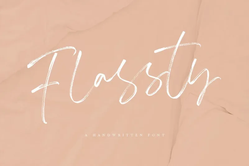 Flassty Handwritten Font