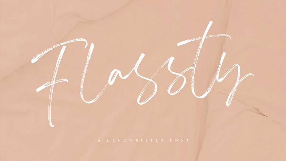 Flassty Script Font › Fontesk