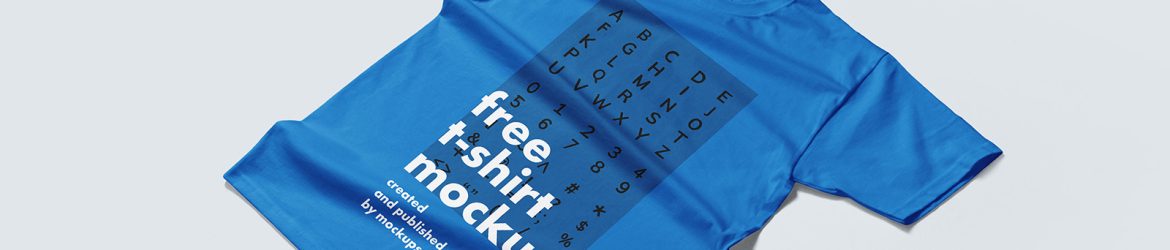 Flat t-shirt mockup
