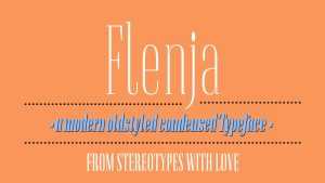 Flenja Font › Fontesk