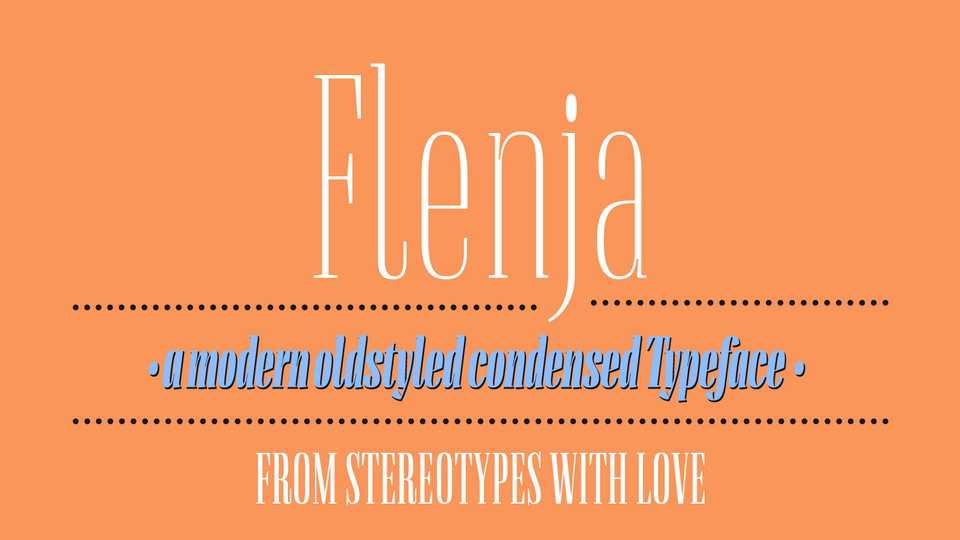 Flenja Font › Fontesk