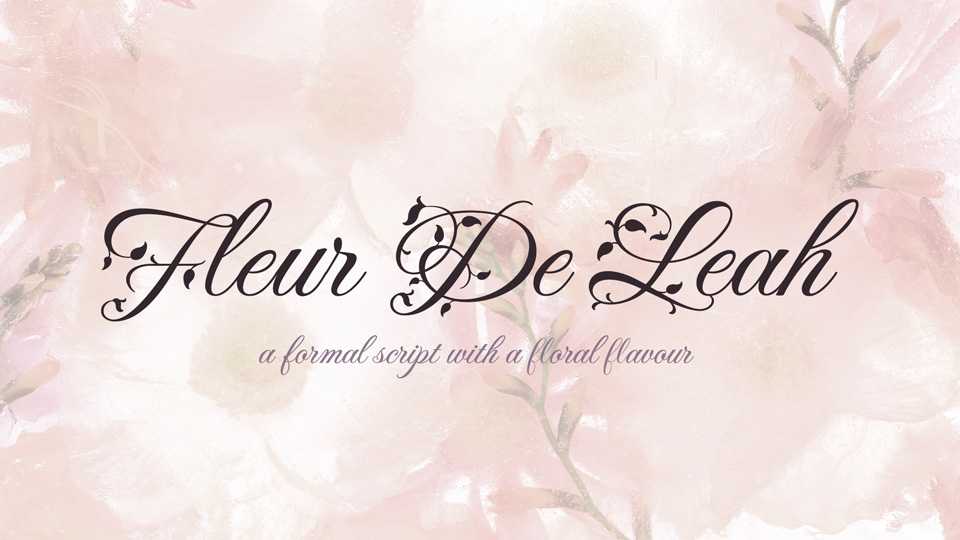 Fleur De Leah Script Font › Fontesk