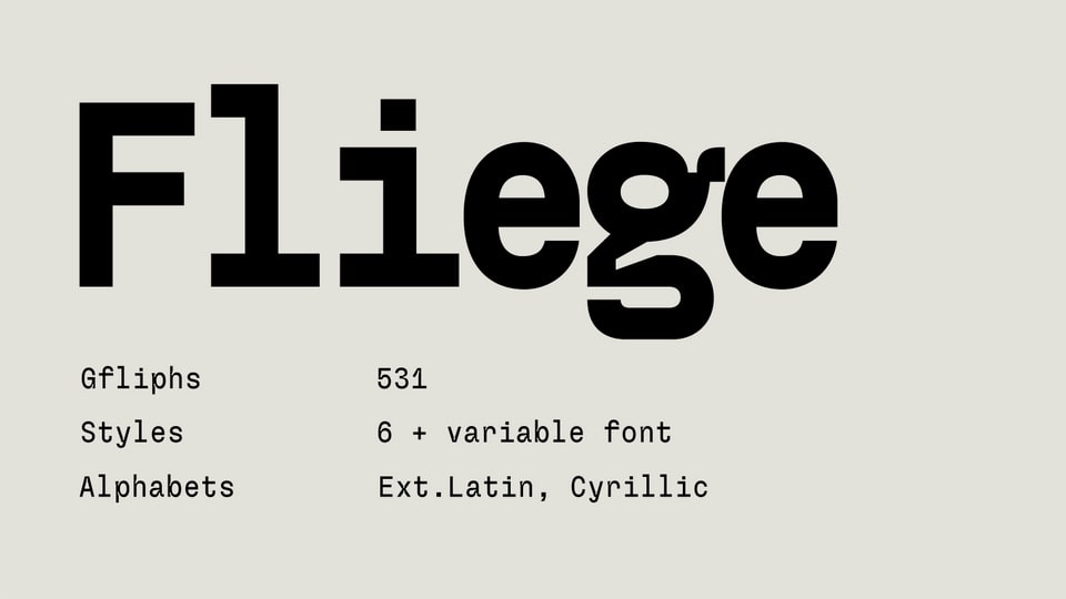 Fliege Mono Font › Fontesk