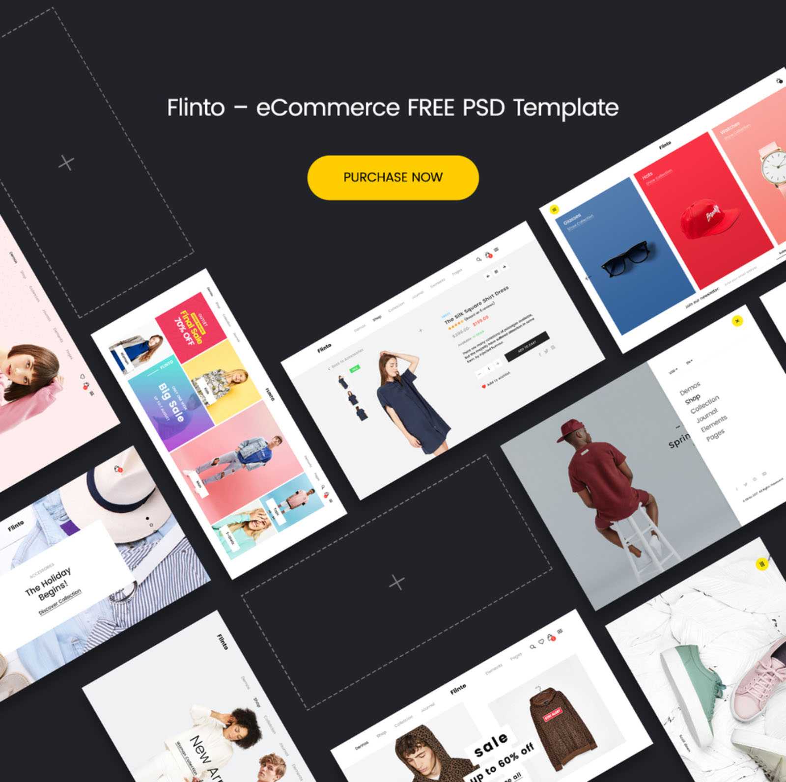 Flinto : Free eCommerce Ui Template