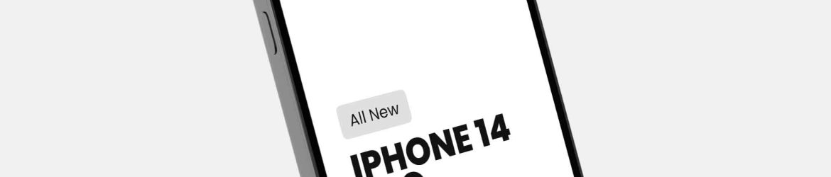 Floating iPhone 14 Pro Mockups