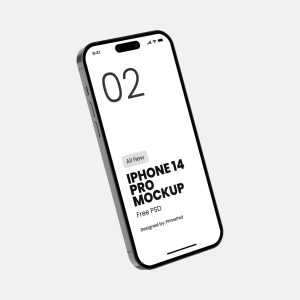Floating iPhone 14 Pro Mockups