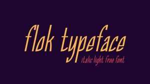 Flok Font › Fontesk