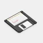 Floppy disk mockup