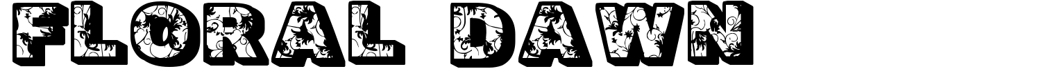 Floral Dawn Font