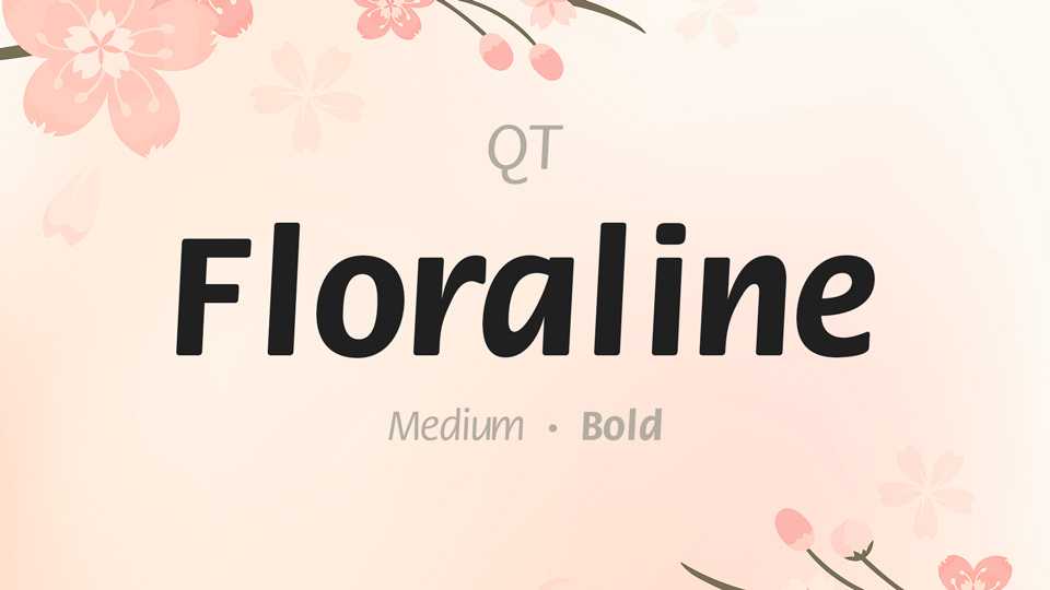 Floraline Font Family › Fontesk