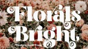 Florals Bright Font › Fontesk