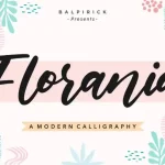 Florania Calligraphy Font