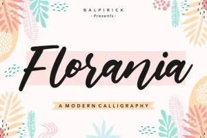 Florania Calligraphy Font