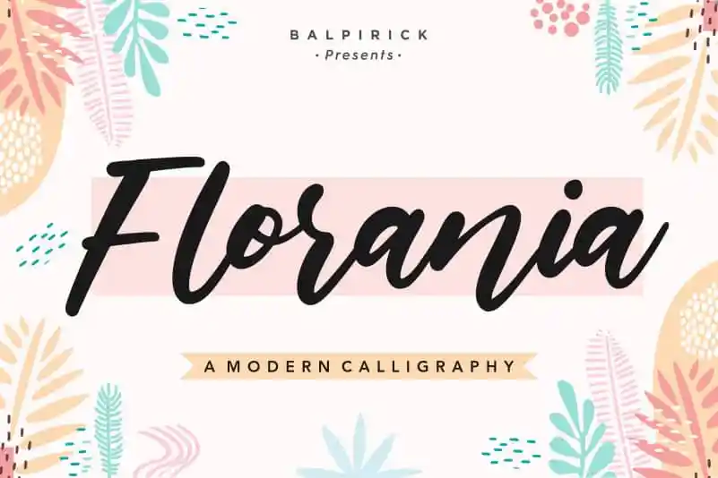 Florania Calligraphy Font