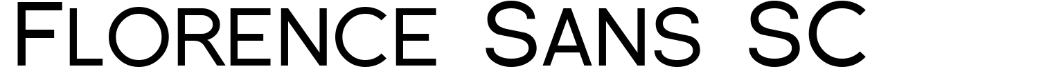 Florence Sans SC Font