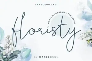 Floristy Handwritten Font