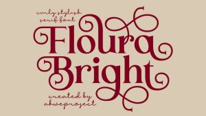 Floura Bright Font › Fontesk