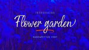 Flower Garden Font › Fontesk