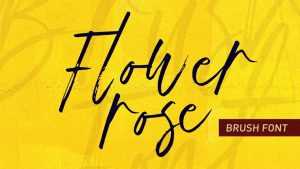 Flower Rose Font › Fontesk