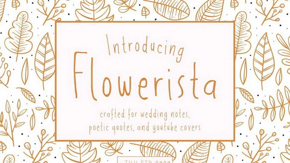 Flowerista Font › Fontesk