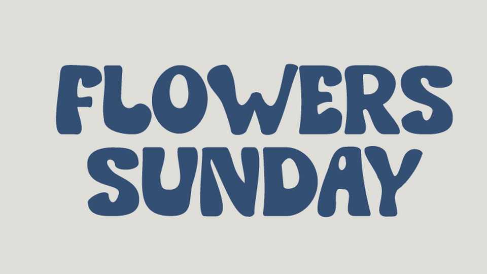 Flowers Sunday Font › Fontesk