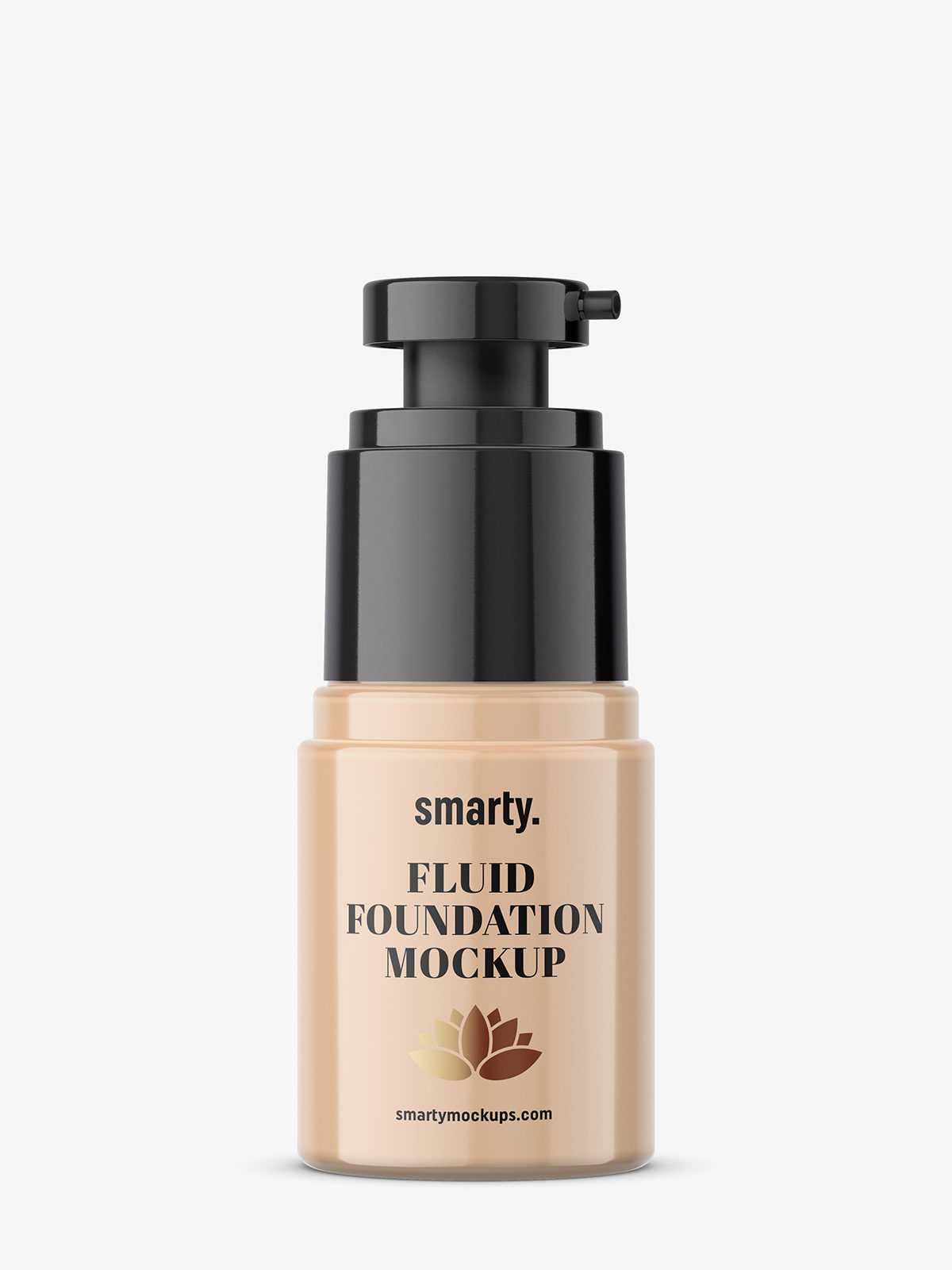Fluid foundation mockup