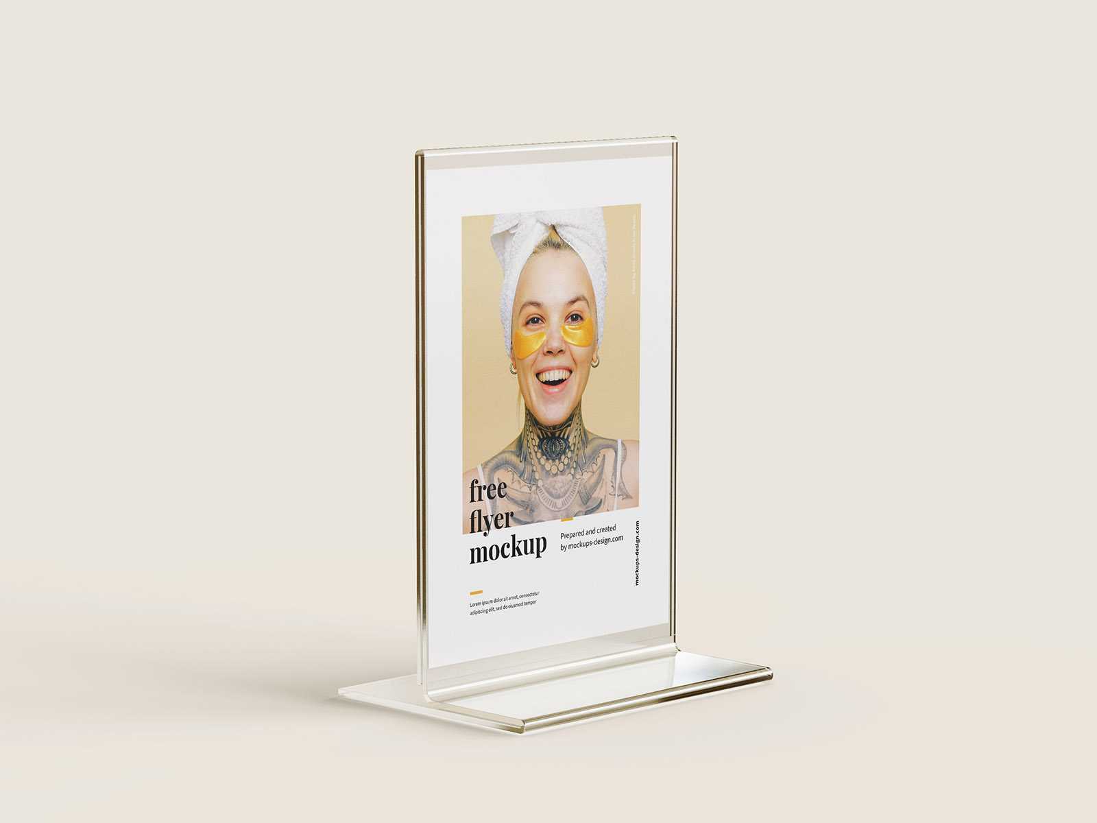 Flyer stand mockup - Instant Download