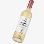 Flying frosted wine bottle mockup - Free PSD Download Flying frosted wine bottle mockup