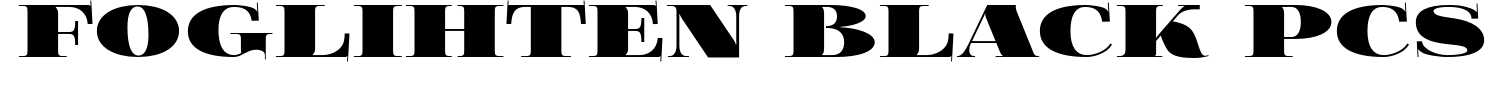 Foglihten Black Pcs Font | 1001 Free Fonts