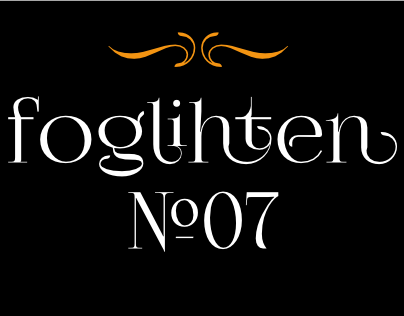 Fogli­hten No07 Font
