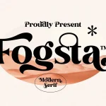 Fogsta Font - Fonte Grátis Fogsta Font