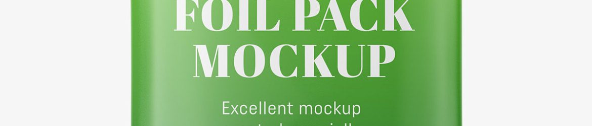 Foil pack mockup