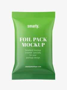 Foil pack mockup