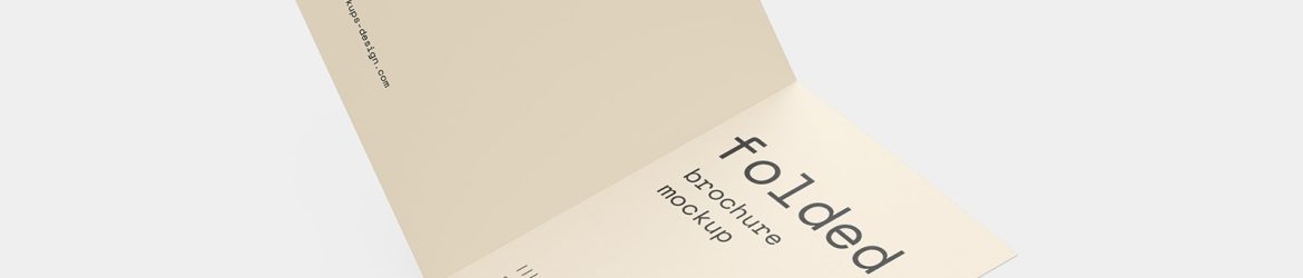 Folded brochure