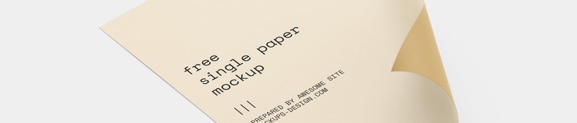 Folded paper