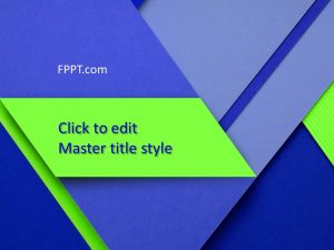 Folded Paper PowerPoint Template